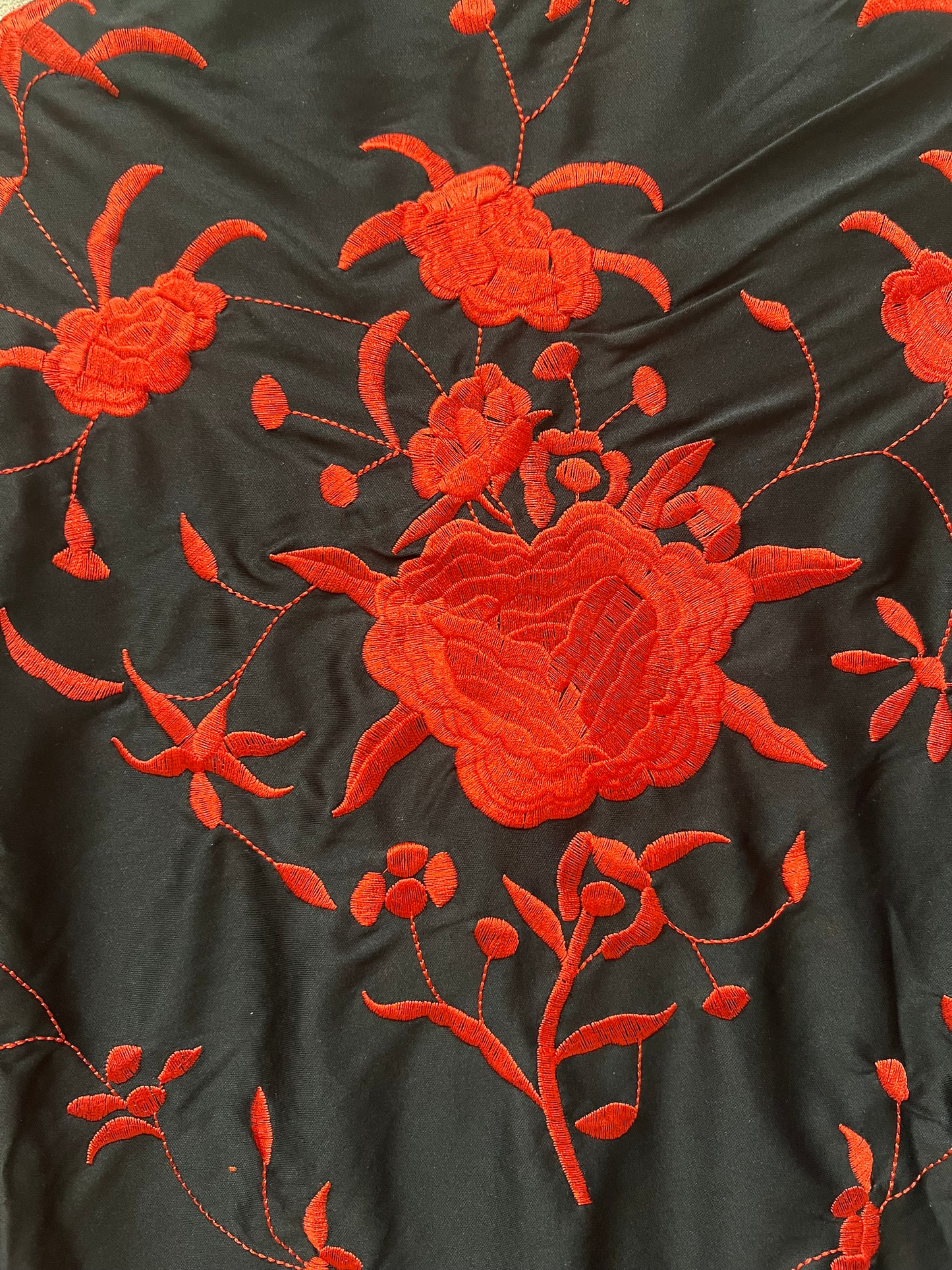 Mantoncillo Clavel (doble fleco)