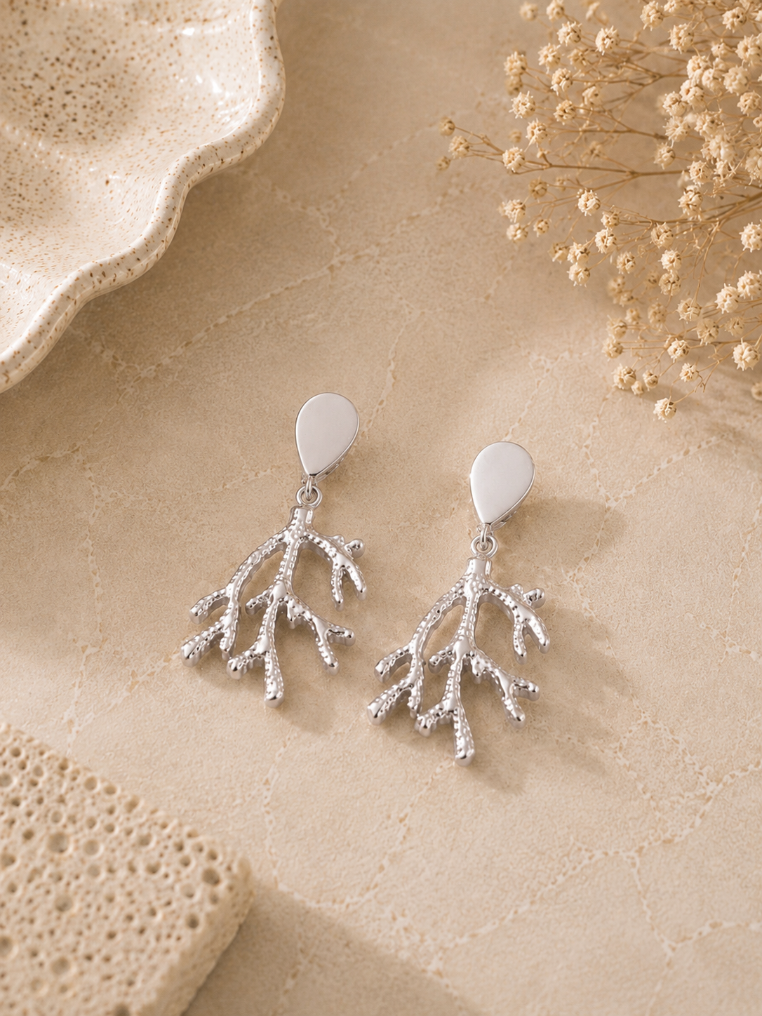 Pendientes Coral