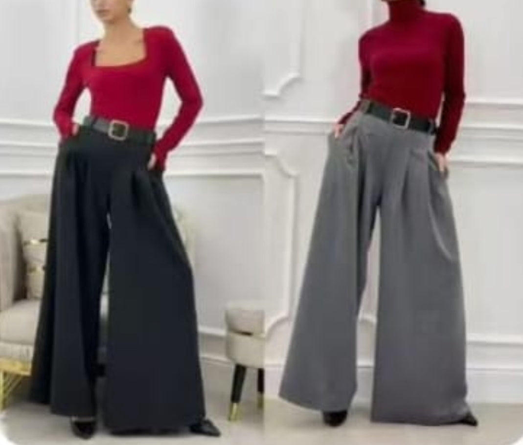 Pantalón de traje ancho