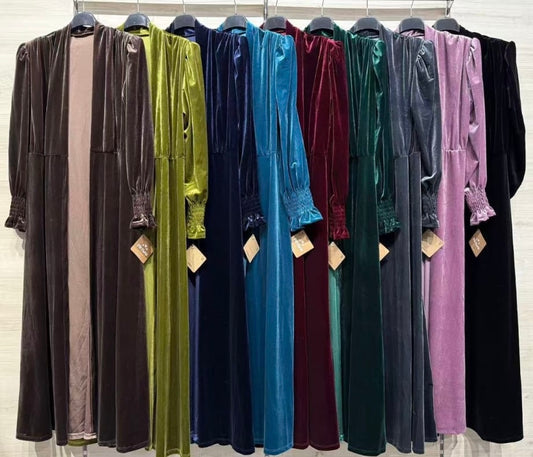 Kimono aterciopelado