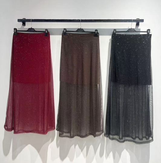 Falda de fiesta midi