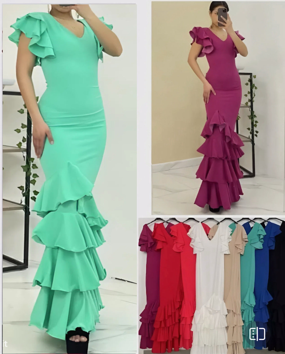 Traje Abril sin mangas