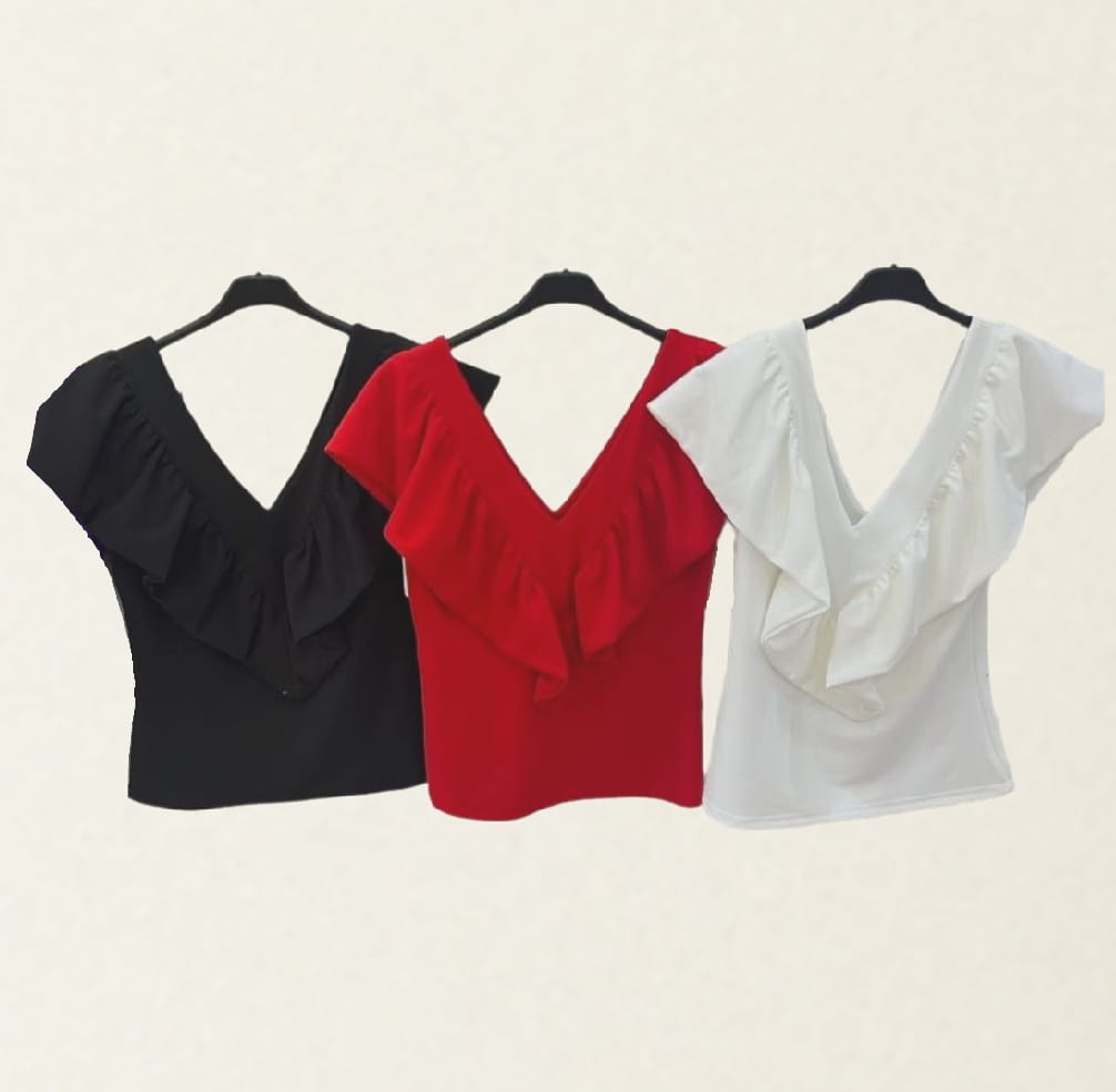 Camisa flamenca sin mangas