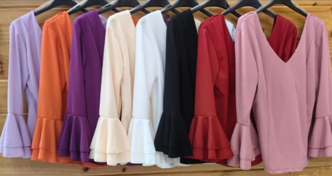 Camisa flamenca lisa