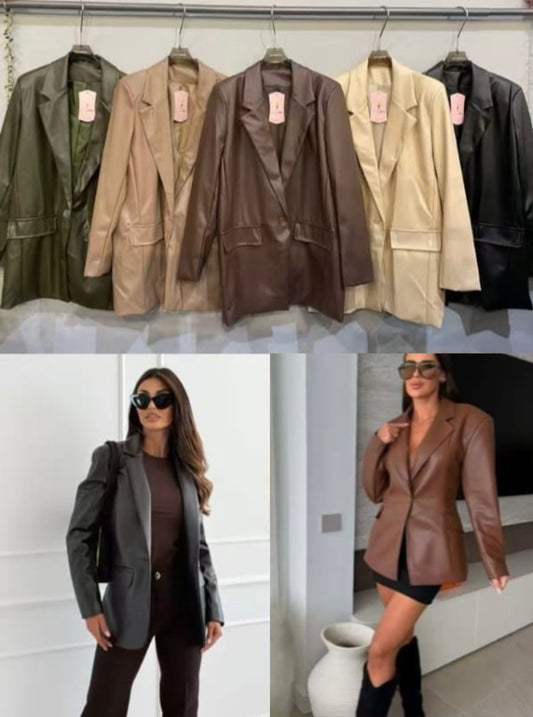 Blazer de polipiel