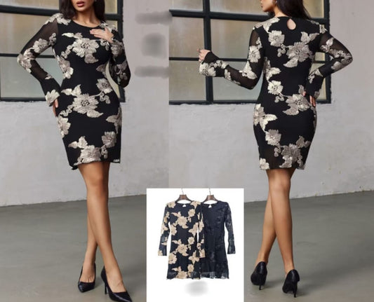 Vestido floral corto