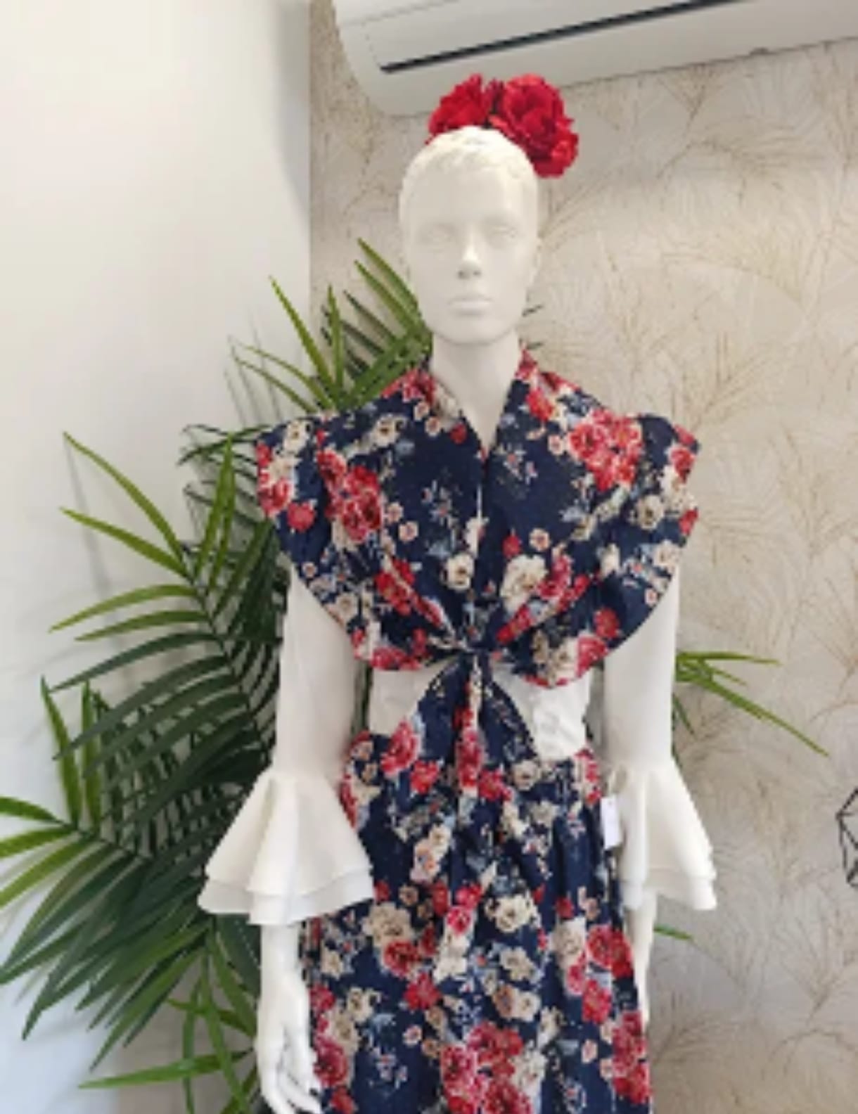 Falda y piquillo flores