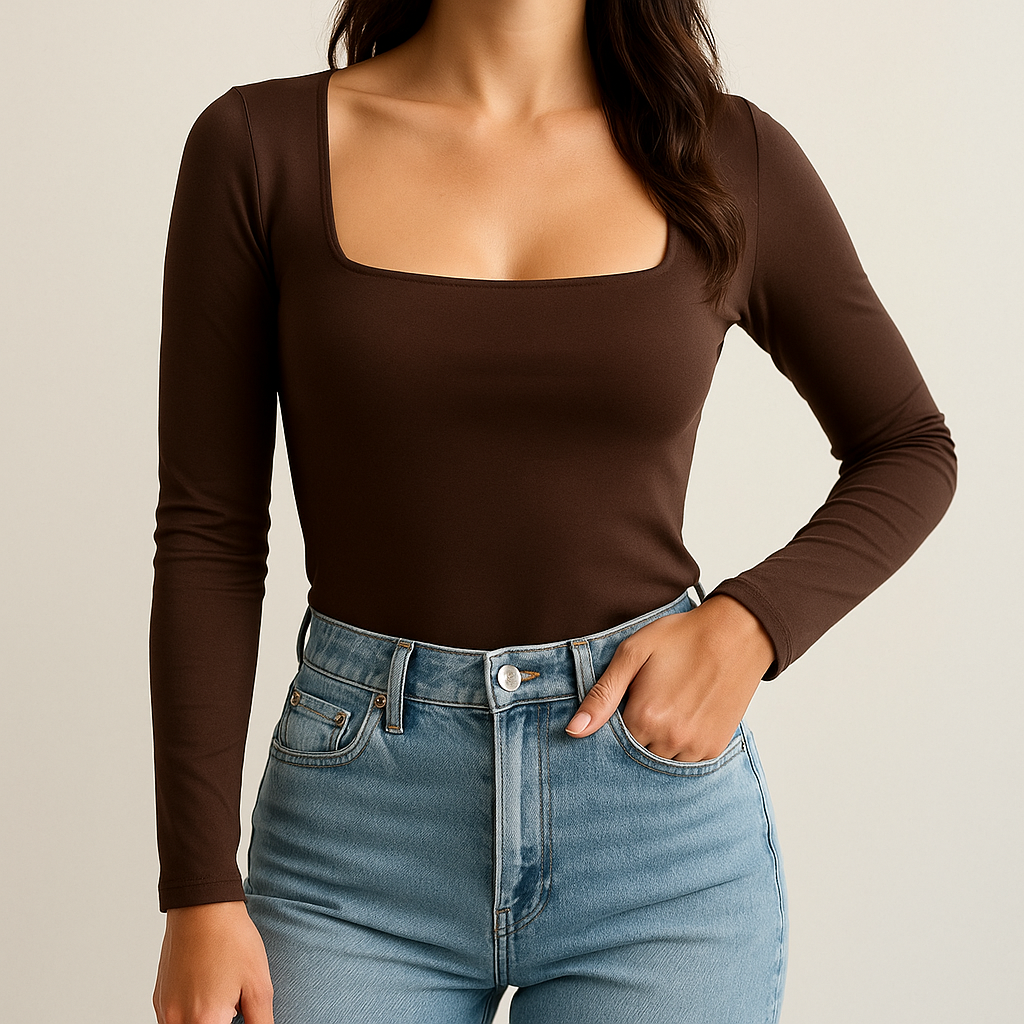 Camiseta básica satinada