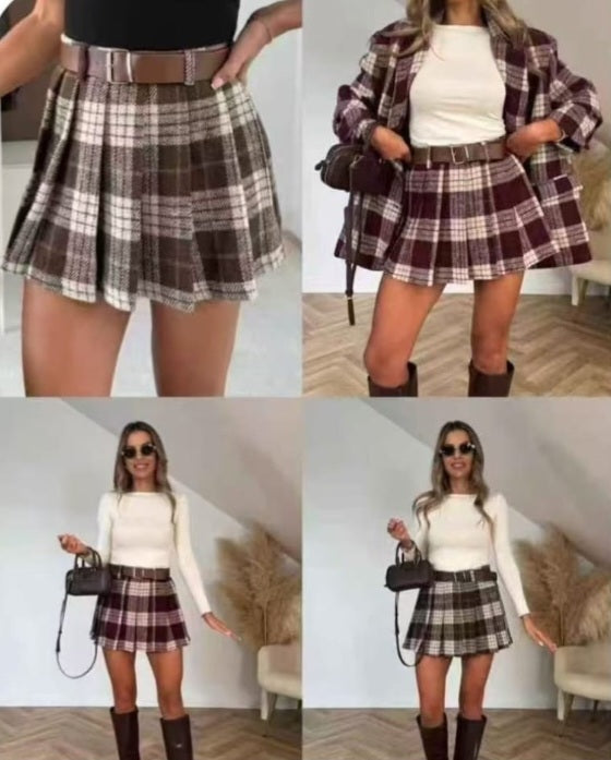 Falda pantalón cuadros