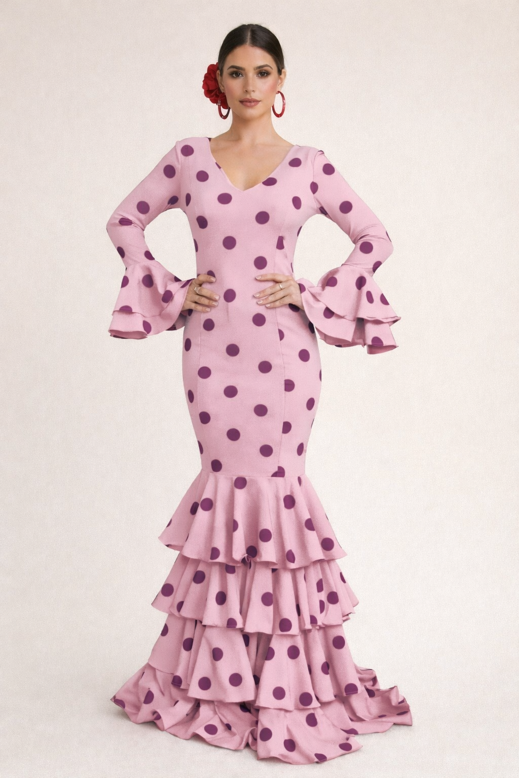 Traje Lirio lunares