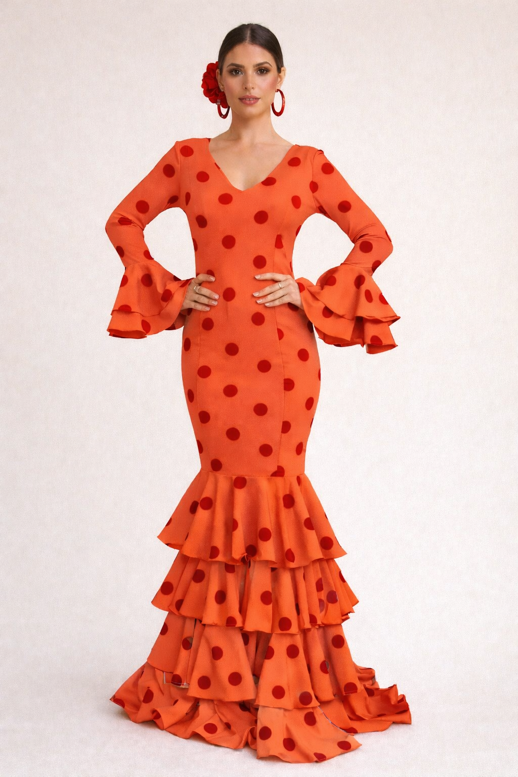 Traje Lirio lunares