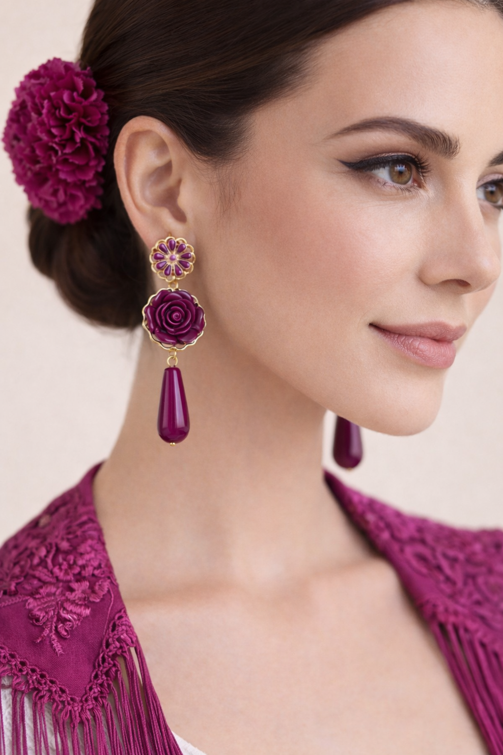 Pendientes Flora