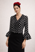 Camisa flamenca volantes (lunares)