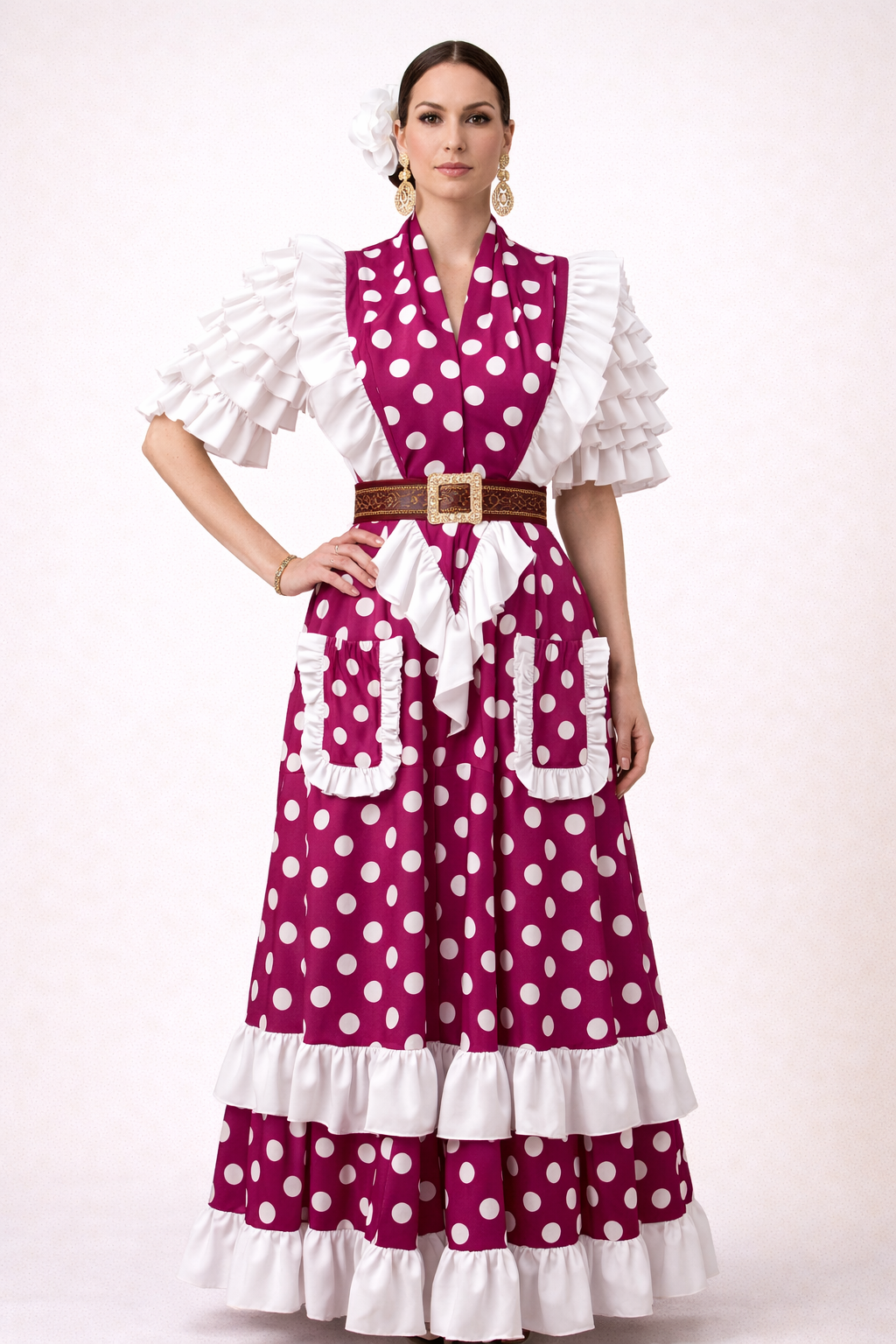 Conjunto Falda y Piquillo - Lunares