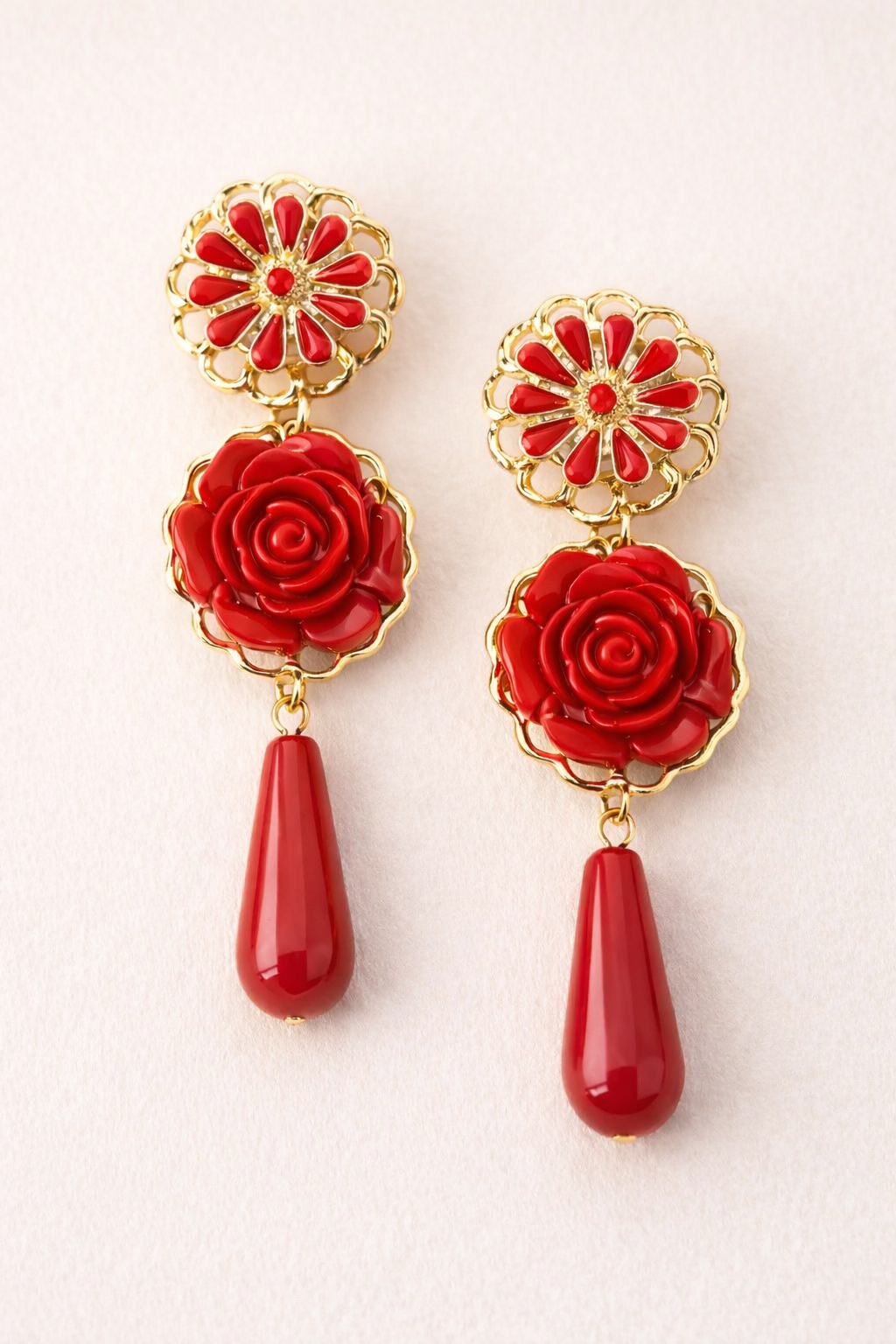 Pendientes Flora