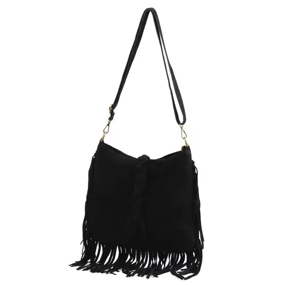 Bolso piel trenza