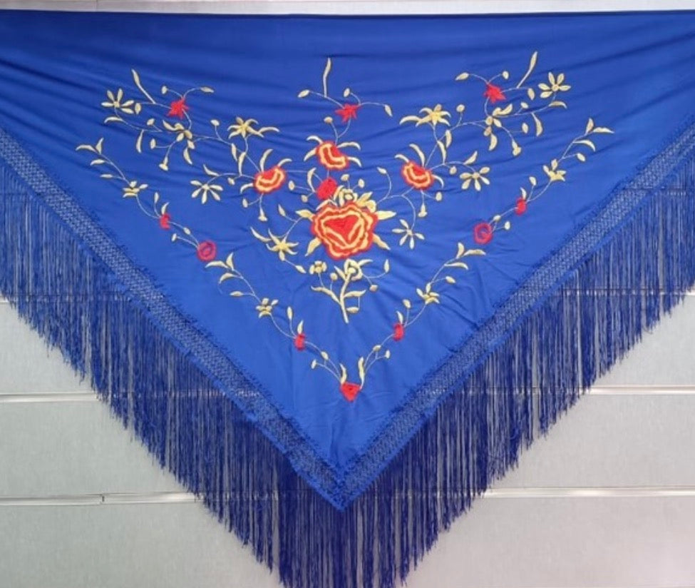 Mantoncillo Clavel Azul Eléctrico