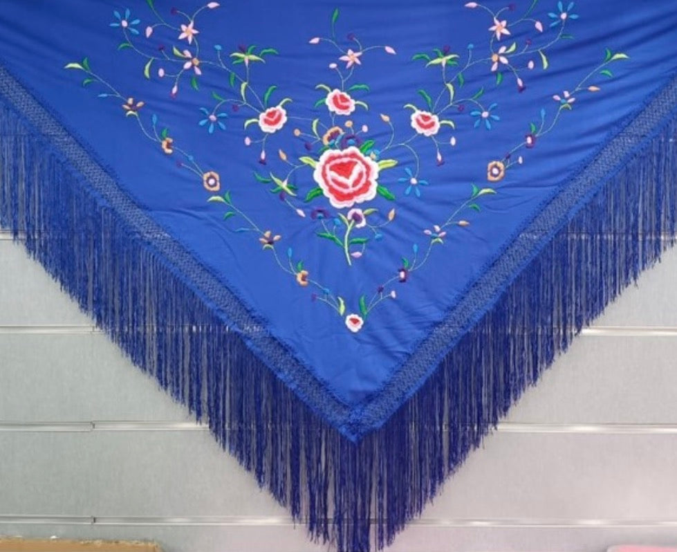 Mantoncillo Clavel Azul Eléctrico