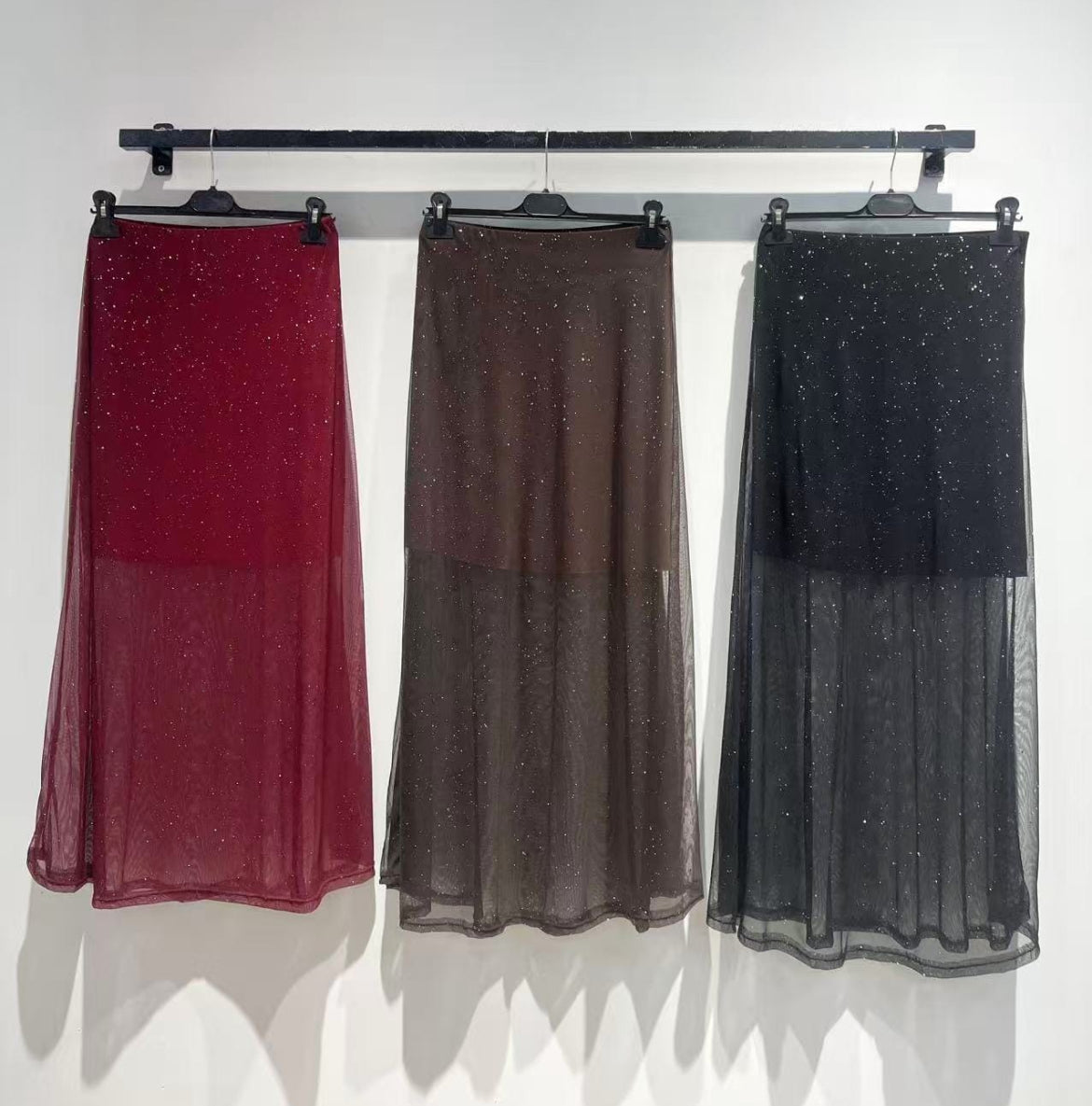 Falda de fiesta midi