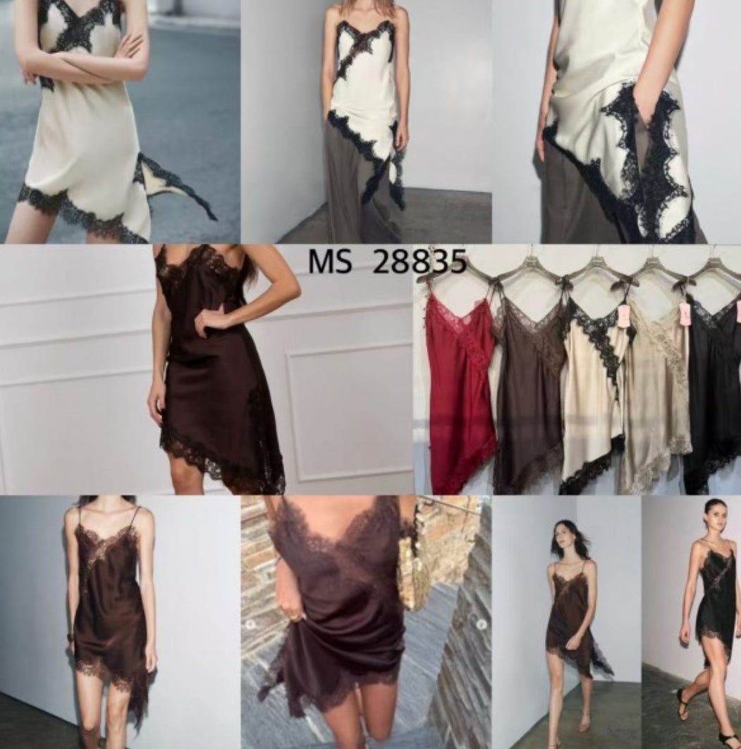 Blusón lencero encaje