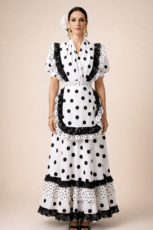 Piquillo y Delantal - Lunares