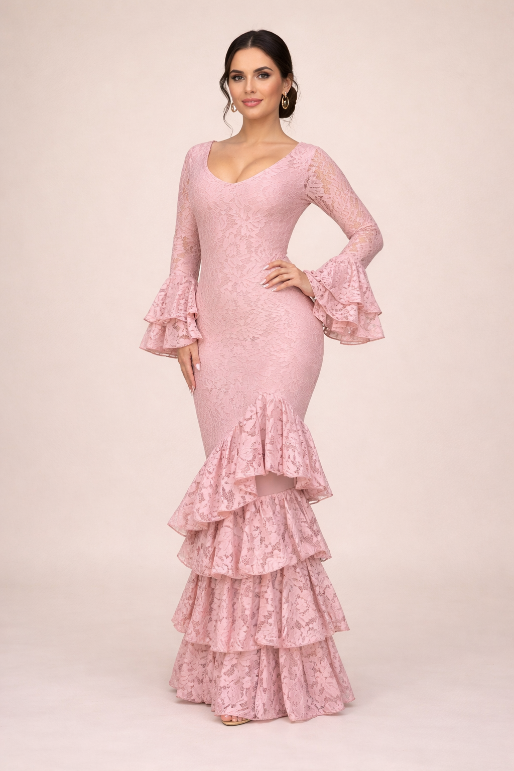 Traje Abril Encaje