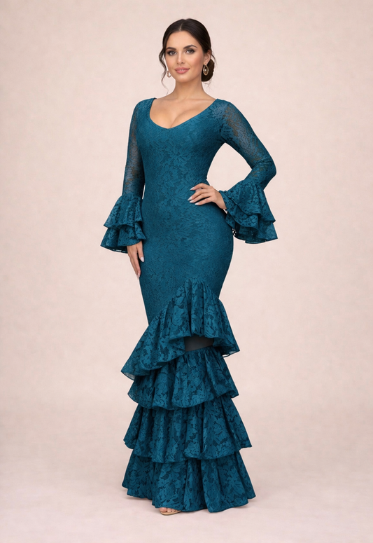 Traje Abril Encaje