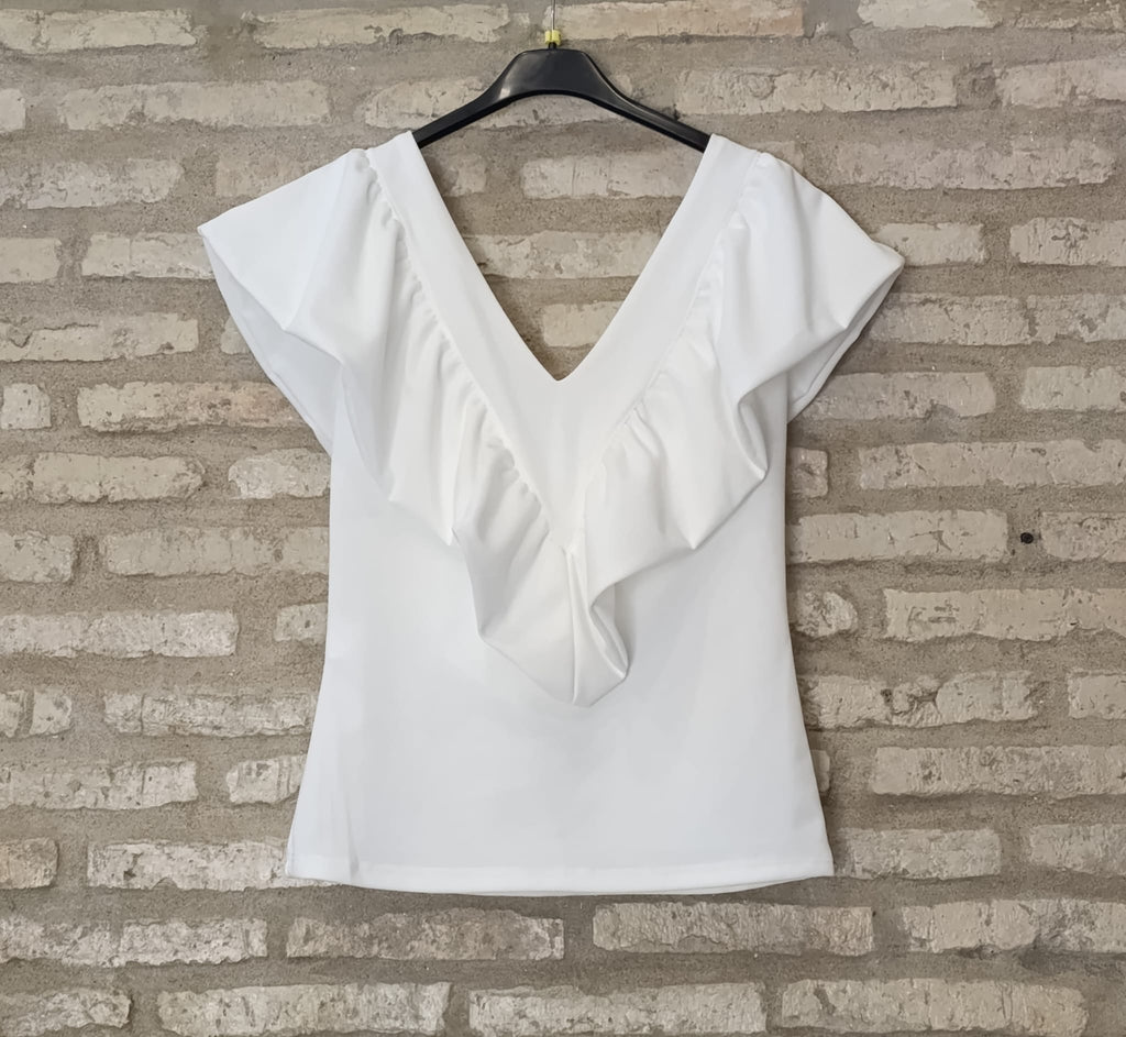 Sleeveless flamenco shirt