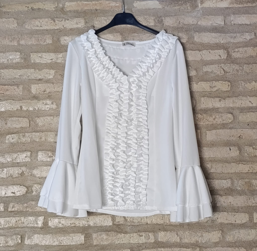 Flamenco shirt with ruffles