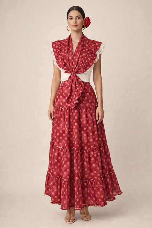Conjunto Falda y Piquillo - Puntos