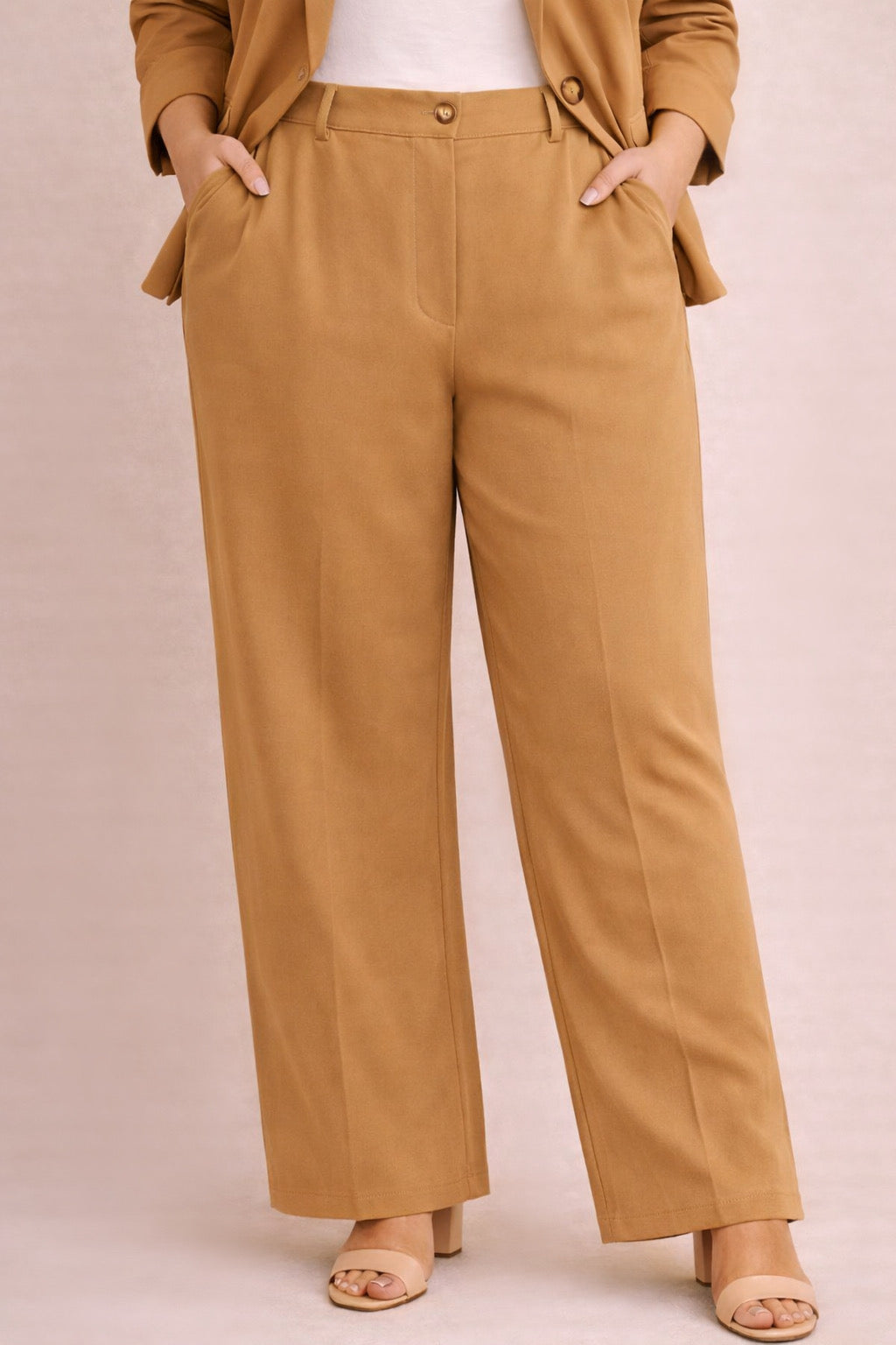Pantalón de traje fluido