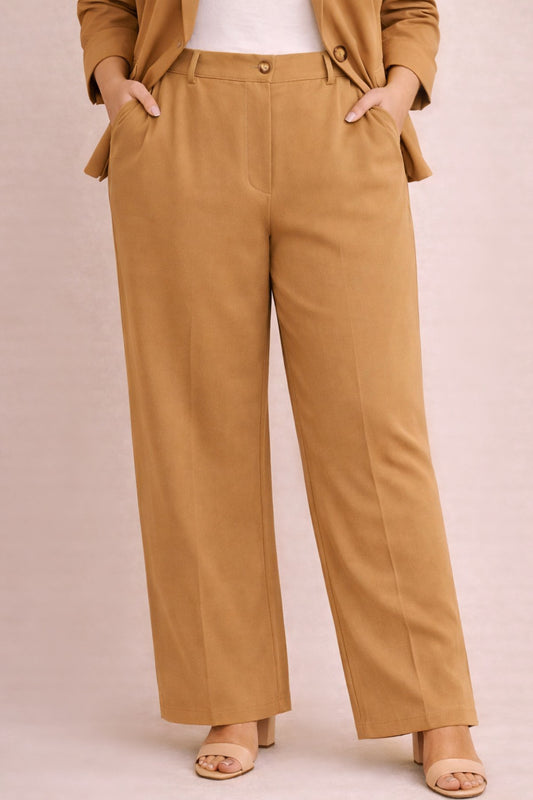 Pantalón de traje fluido