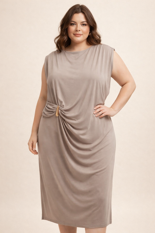 Vestido con fruncido