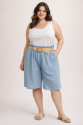 Bermudas con cinturón