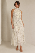 Vestido de gasa lunaritos