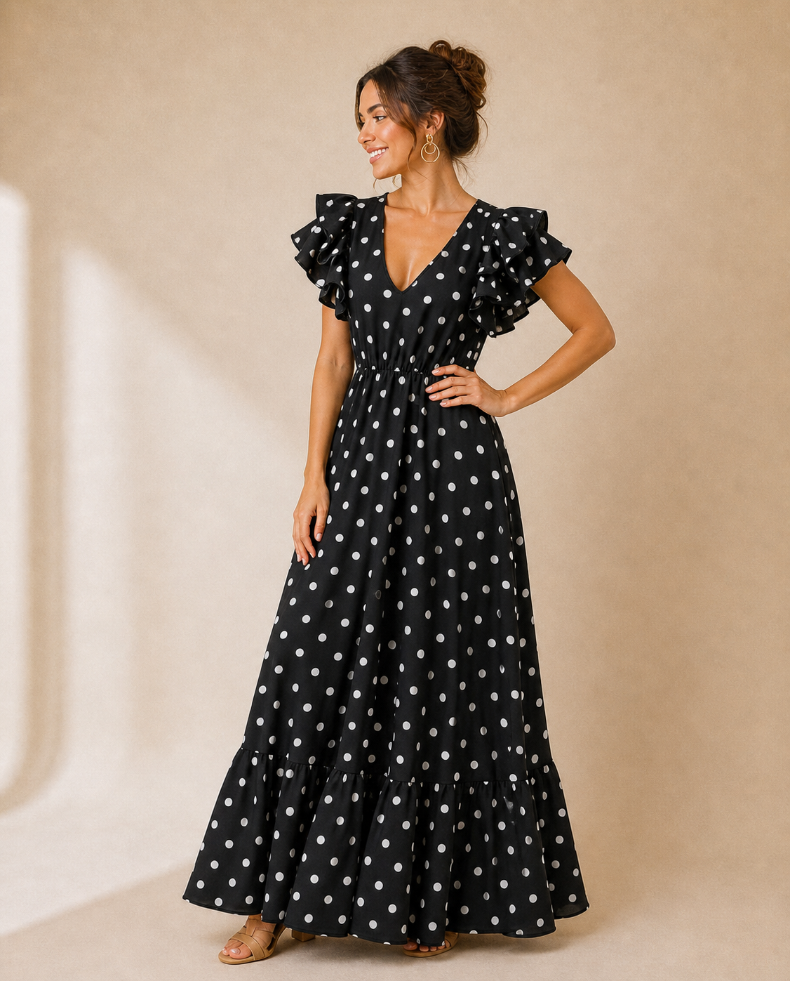 Bata flamenca Victoria (lunares)