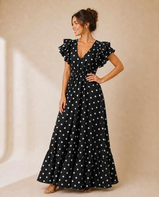 Bata flamenca Victoria (lunares)