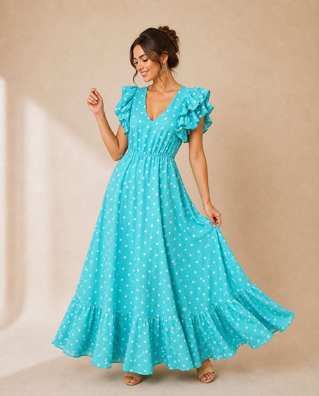Bata flamenca Victoria (lunares)