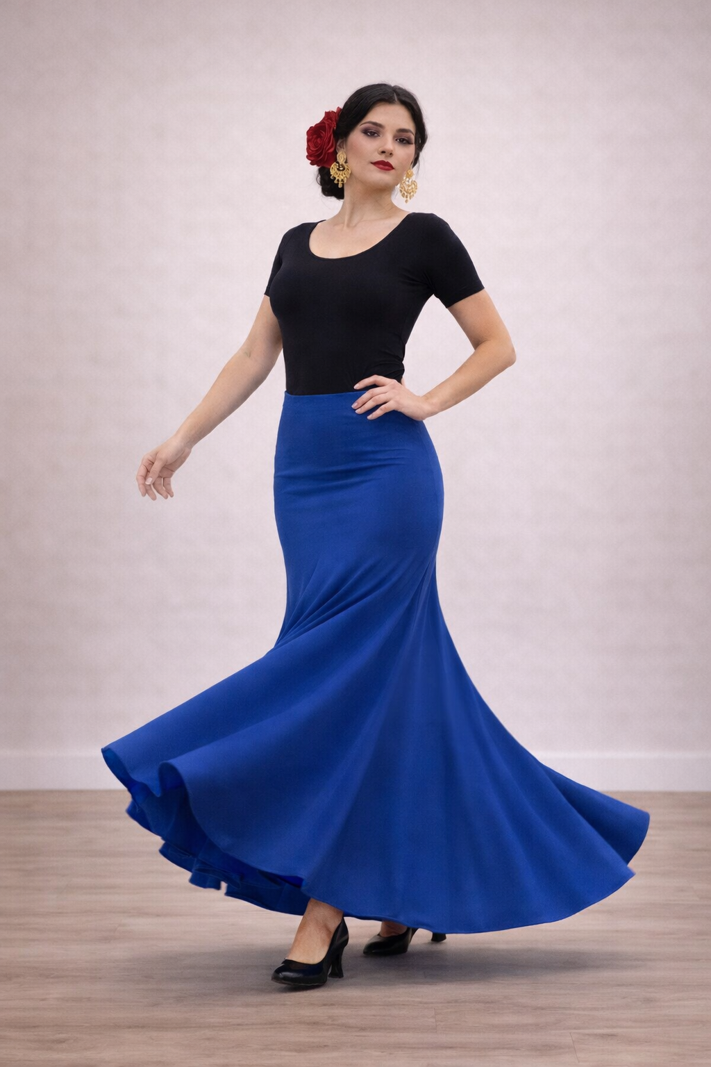 Falda de ensayo flamenco