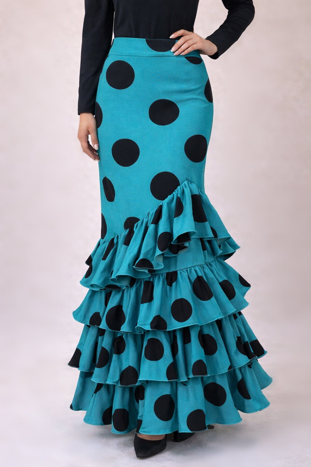 Falda flamenca lunar grande