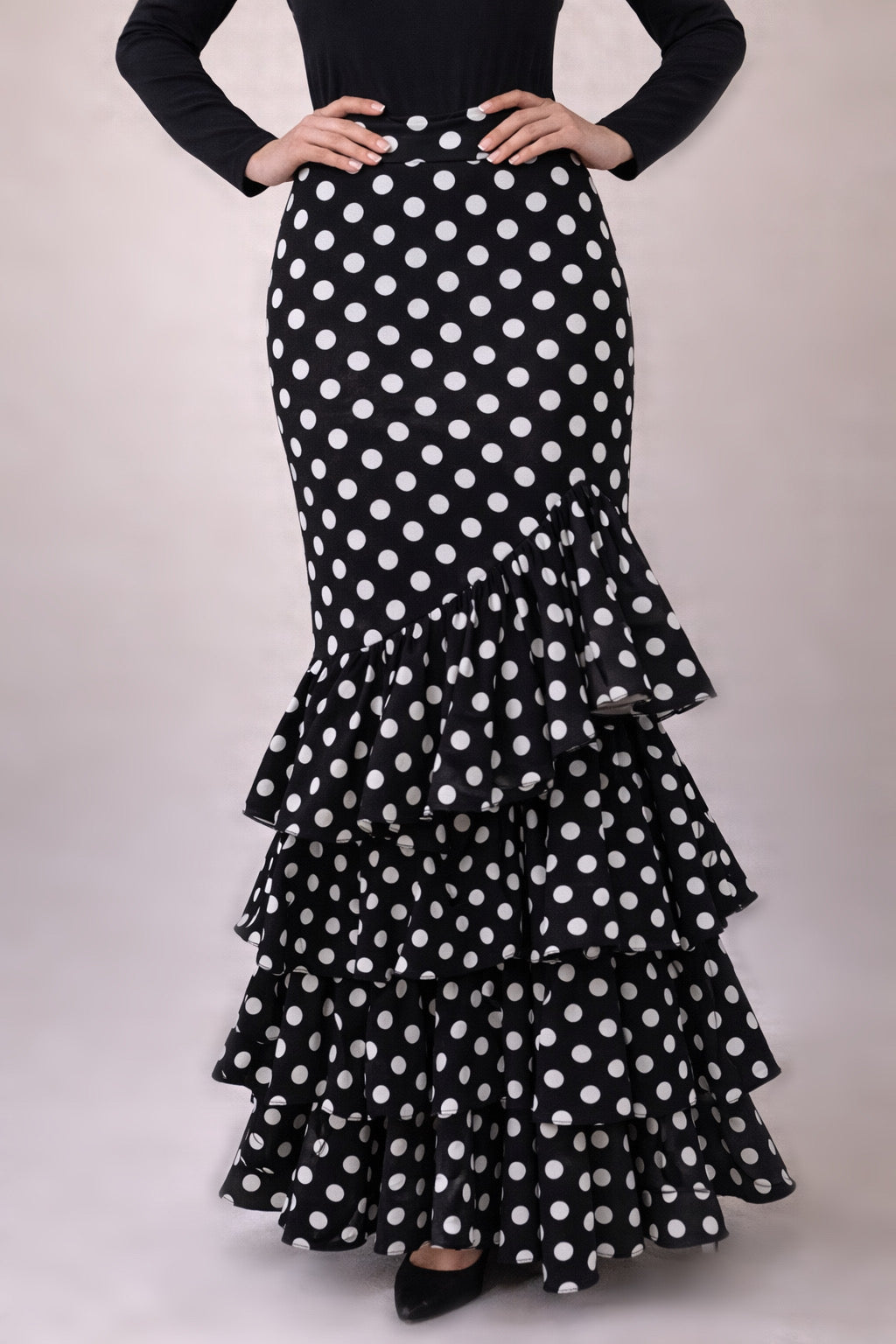Falda flamenca lunares