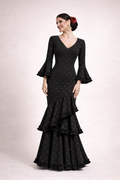 Traje Trinidad lunares