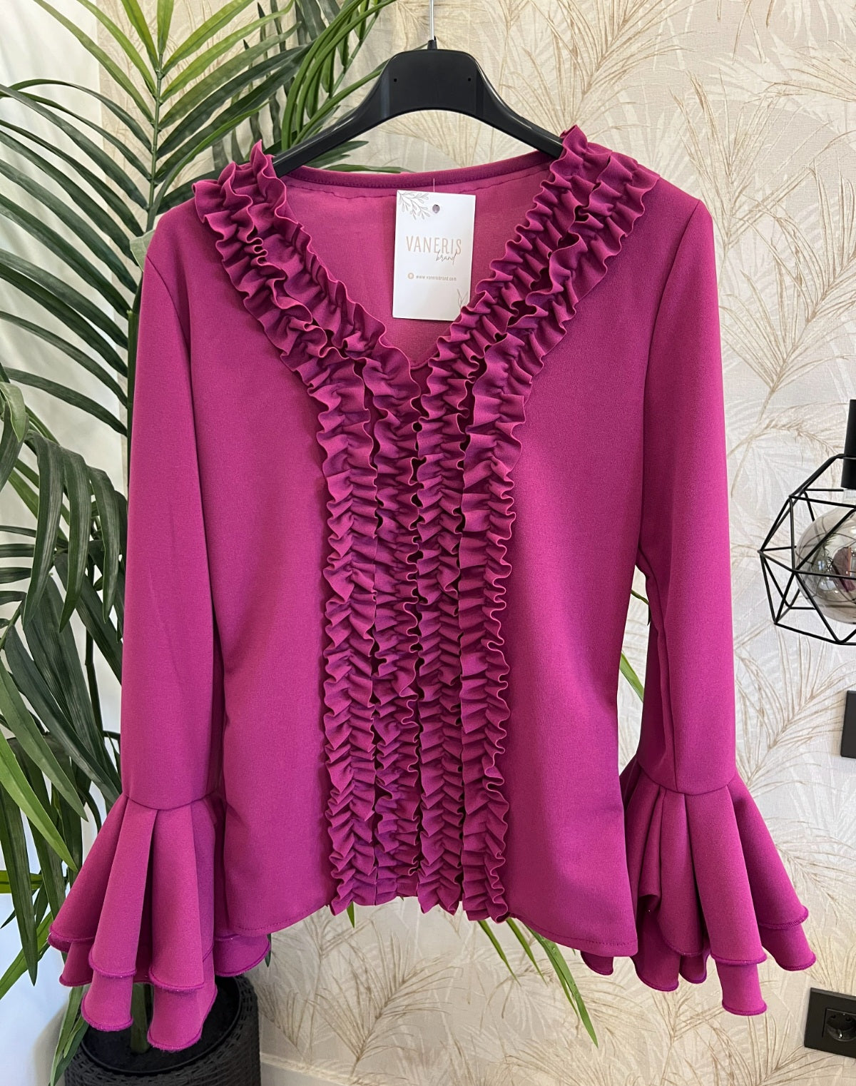 Flamenco shirt with ruffles