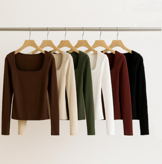 Camiseta básica satinada